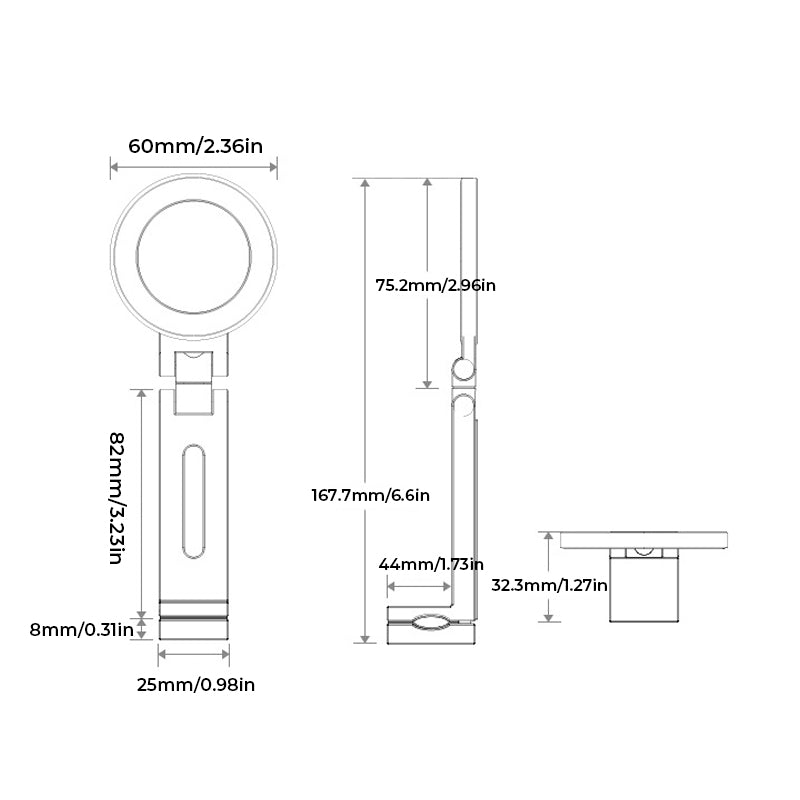 Support portable pour téléphone MagSafe