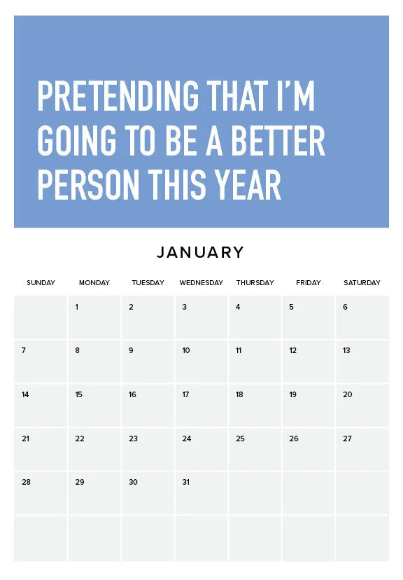 VOLWASSEN ZIJN IS LASTIG 2024 KALENDER