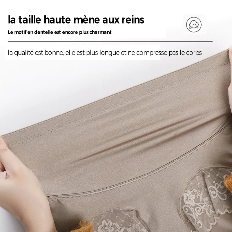 Culotte Moulante de Taille Haute En Soie