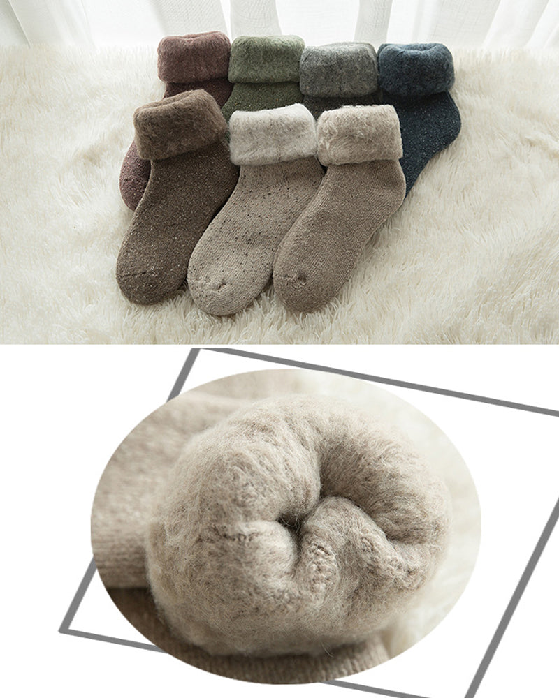 Chaussettes de couchage d'hiver chaudes et confortables pour femmes