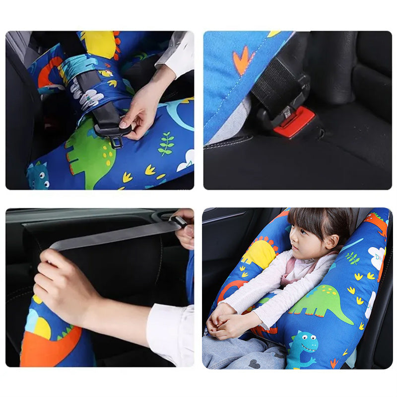 Support de tête de couchage pour voiture en forme de H
