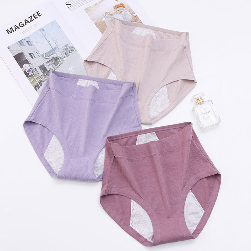 Sous-vêtements physiologiques en coton taille haute