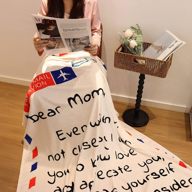 Couverture de lettre personnalisée maman/papa