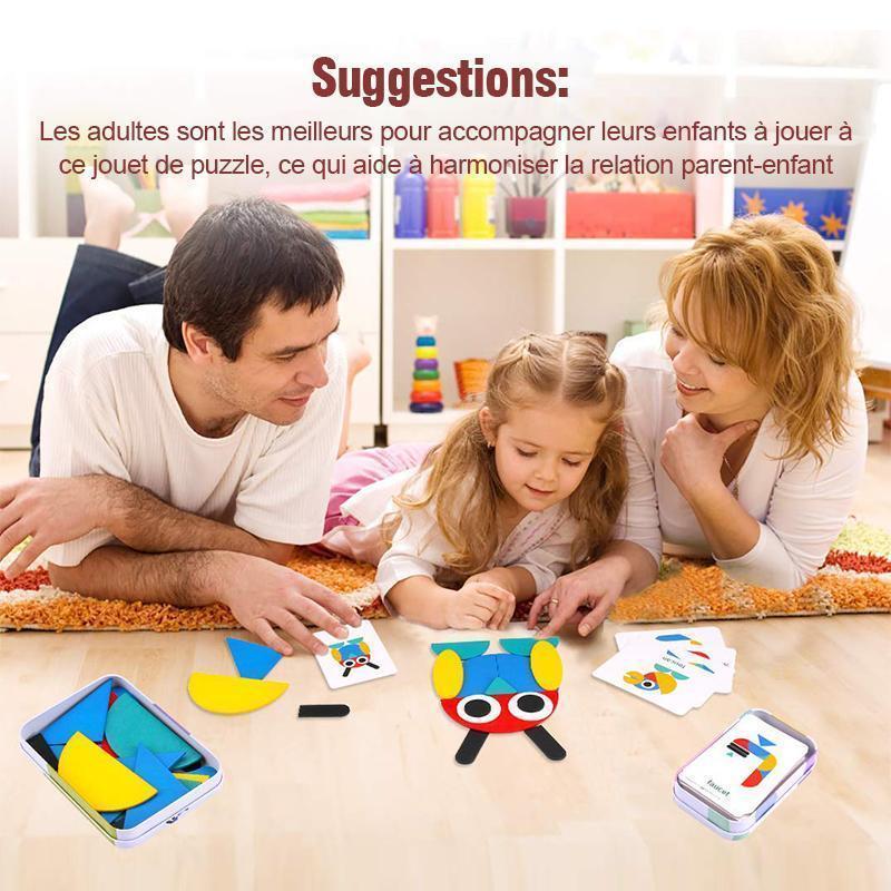 Tangram Jouet de Puzzle Éducatif