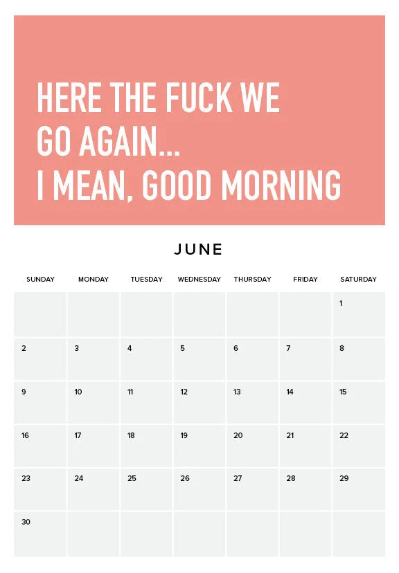 VOLWASSEN ZIJN IS LASTIG 2024 KALENDER