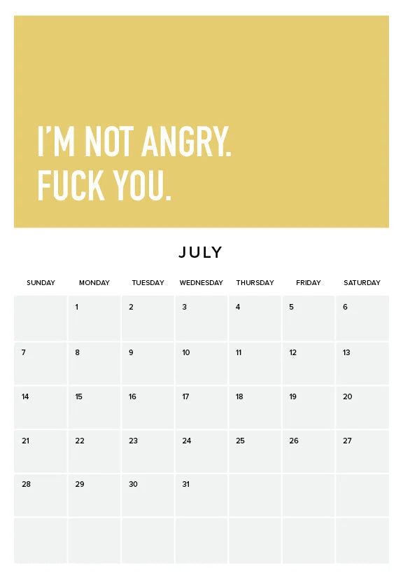 VOLWASSEN ZIJN IS LASTIG 2024 KALENDER