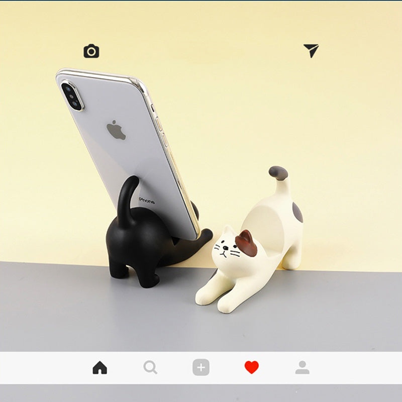 Support de téléphone pour chat paresseux