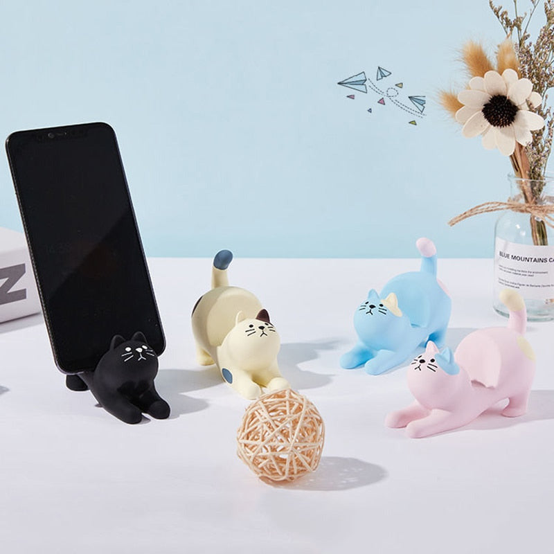 Support de téléphone pour chat paresseux
