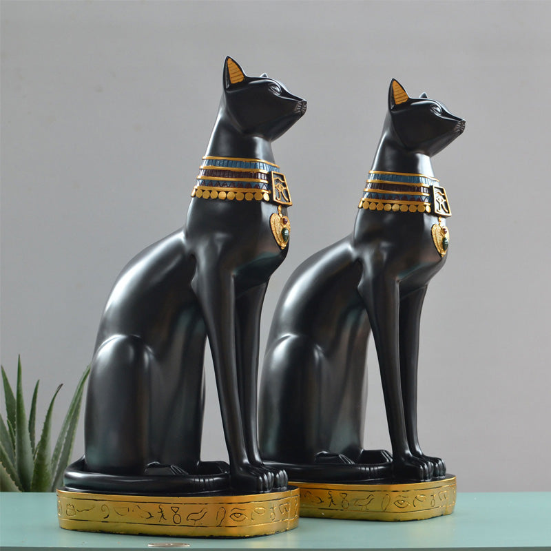 Figurine de chat égyptien noble