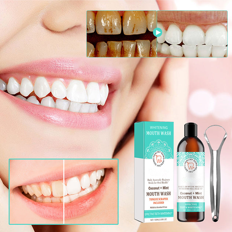 Mondwater voor witte tanden