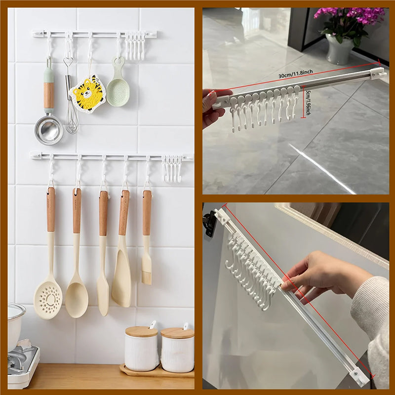 Crochet de rail coulissant multifonctionnel
