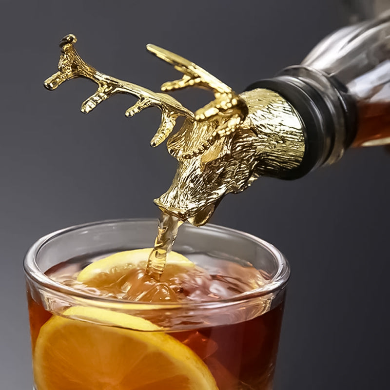 Verseur à vin Tête de cerf