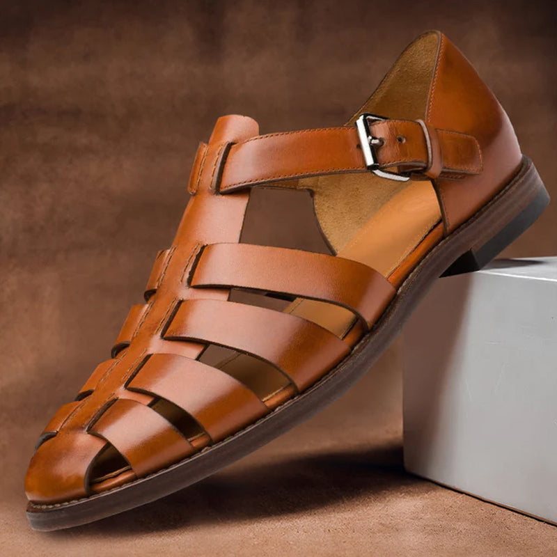Sandales en cuir confortables pour hommes