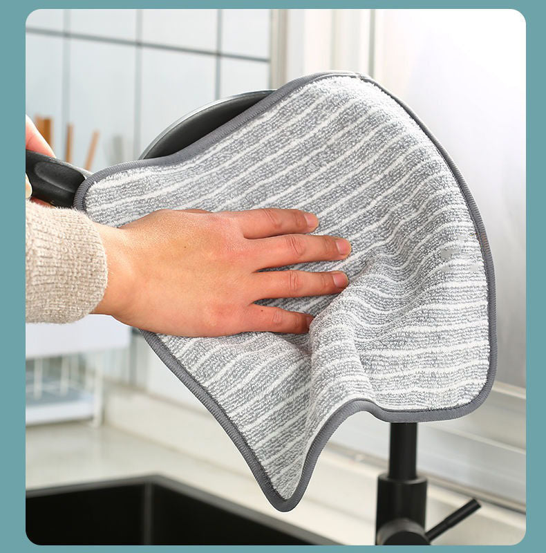 Lingettes nettoyantes réutilisables en fibre de bambou