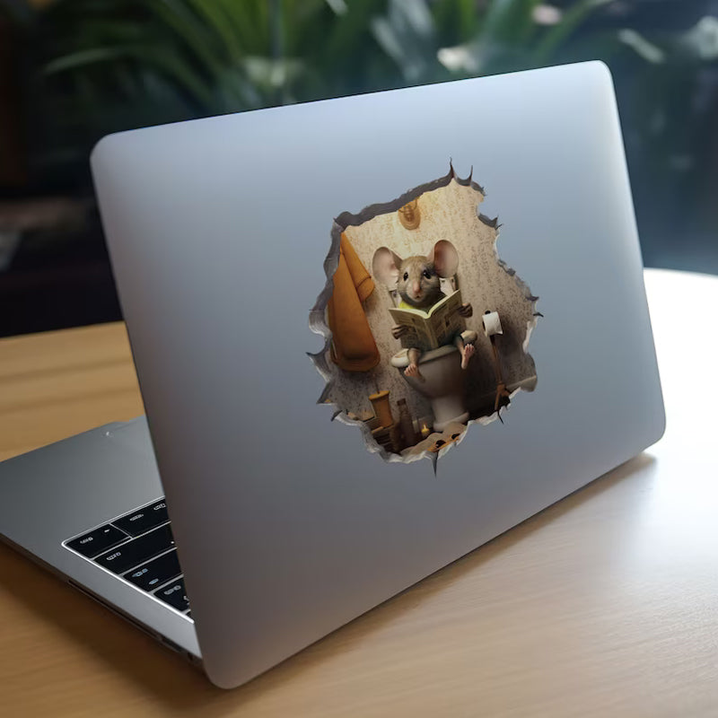 Muizenhol Stickers