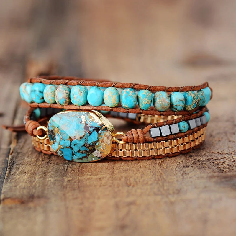 Bracelet enveloppant de guérison