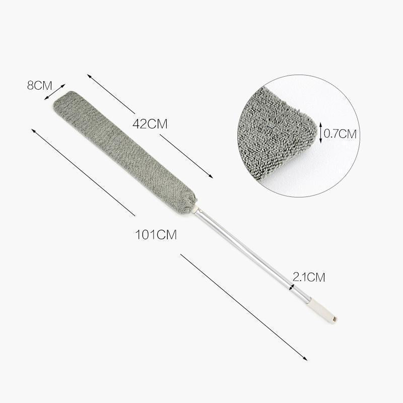 Écart de poussière brosse à long manche