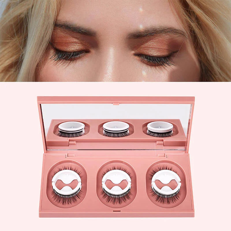 Faux cils autocollants sans colle (3 paires)