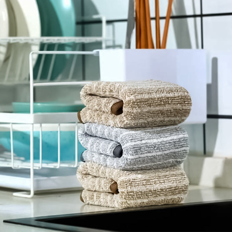 Lingettes nettoyantes réutilisables en fibre de bambou