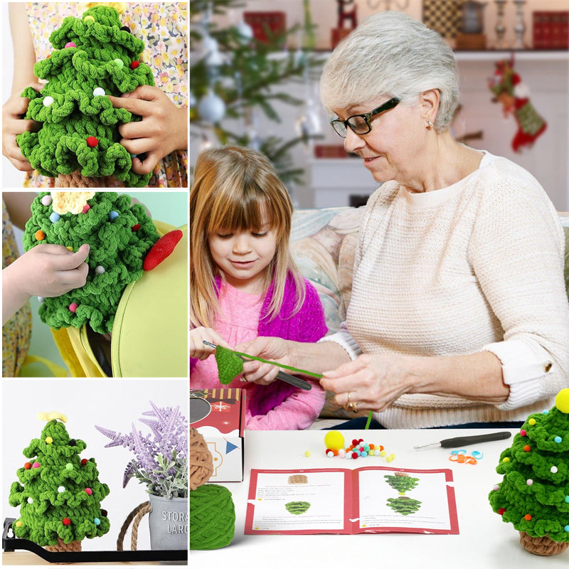 Kit de crochet Décorations d'arbre de Noël