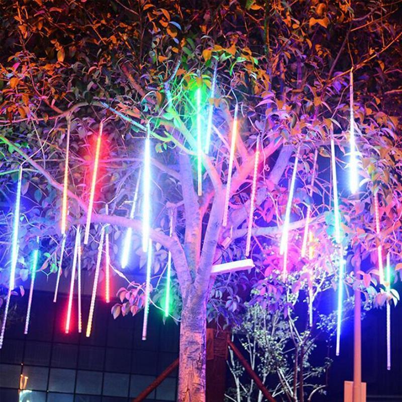 Lumières LED chute de neige