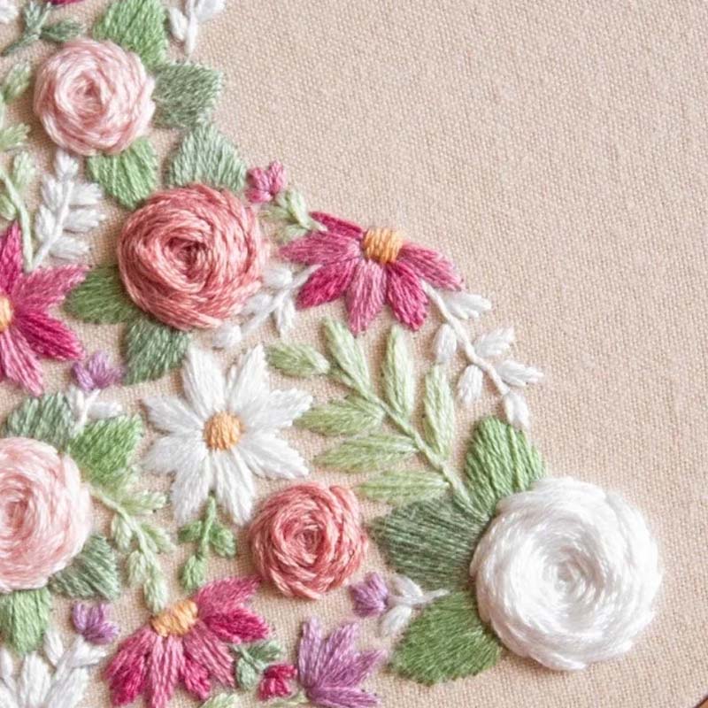 Kit de broderie de Pâques Bunny in Bloom