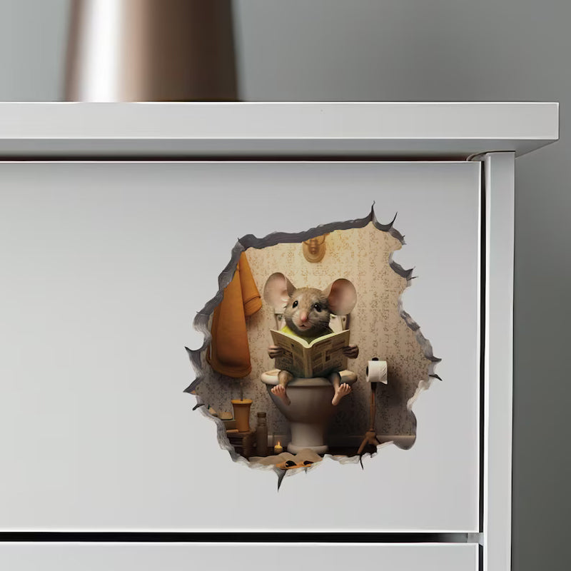 Muizenhol Stickers