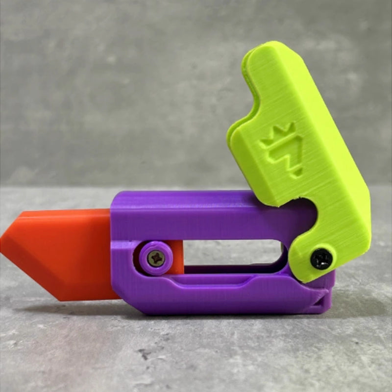 Jouet de décompression de couteau de carotte de gravité 3D