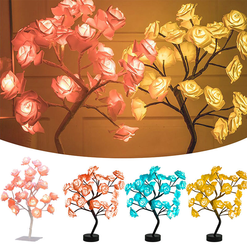 Lampe de Table Fleur de Rose Arbre