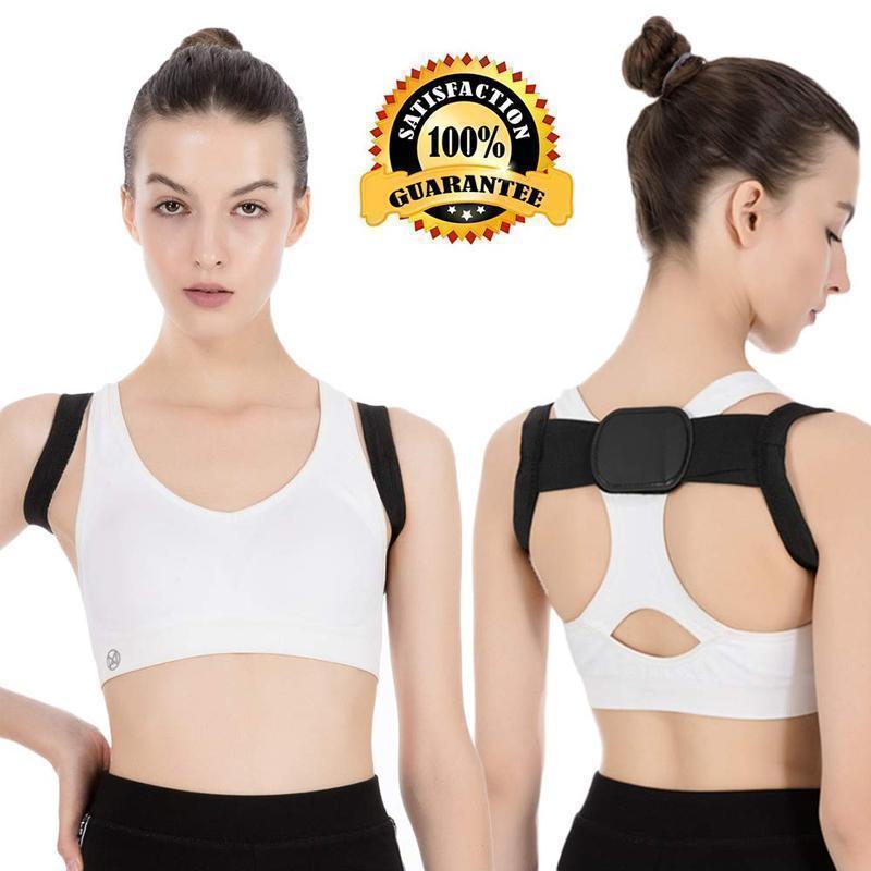 Correcteur de Posture pour Dos Vouté et Épaule Hautes et Basses Confortable Porter Ultra-Elastique