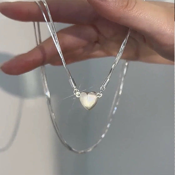 Collier pendentif d'amour d'aimant d'attractivité