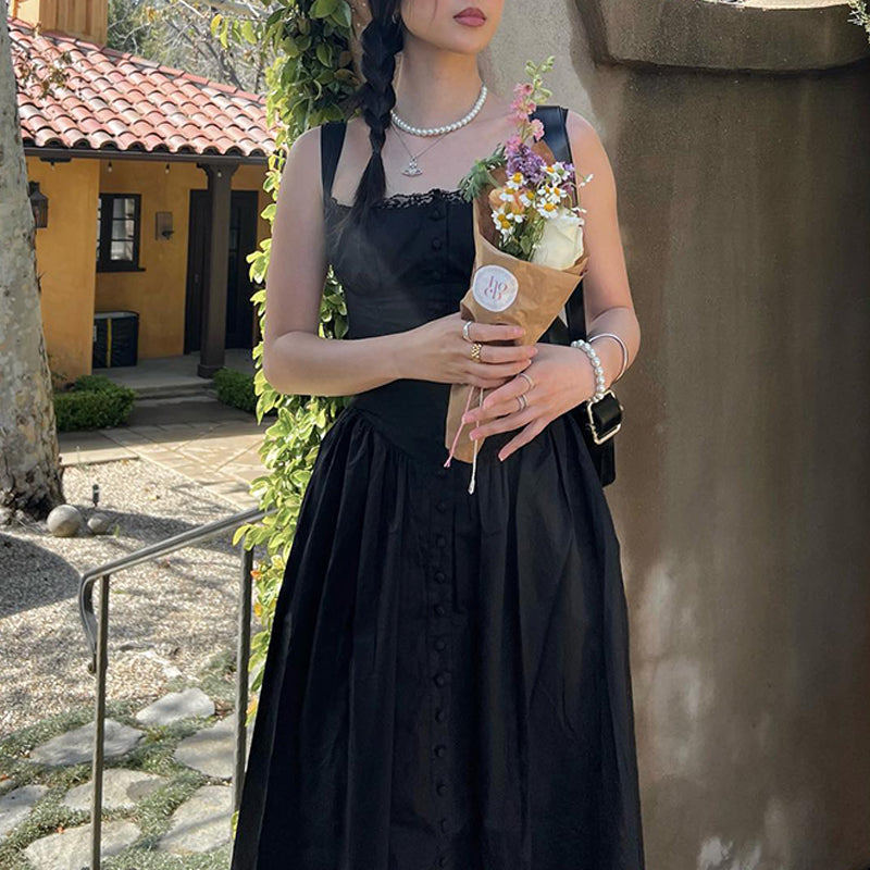 Robe à Bretelles Dos Nu Mince