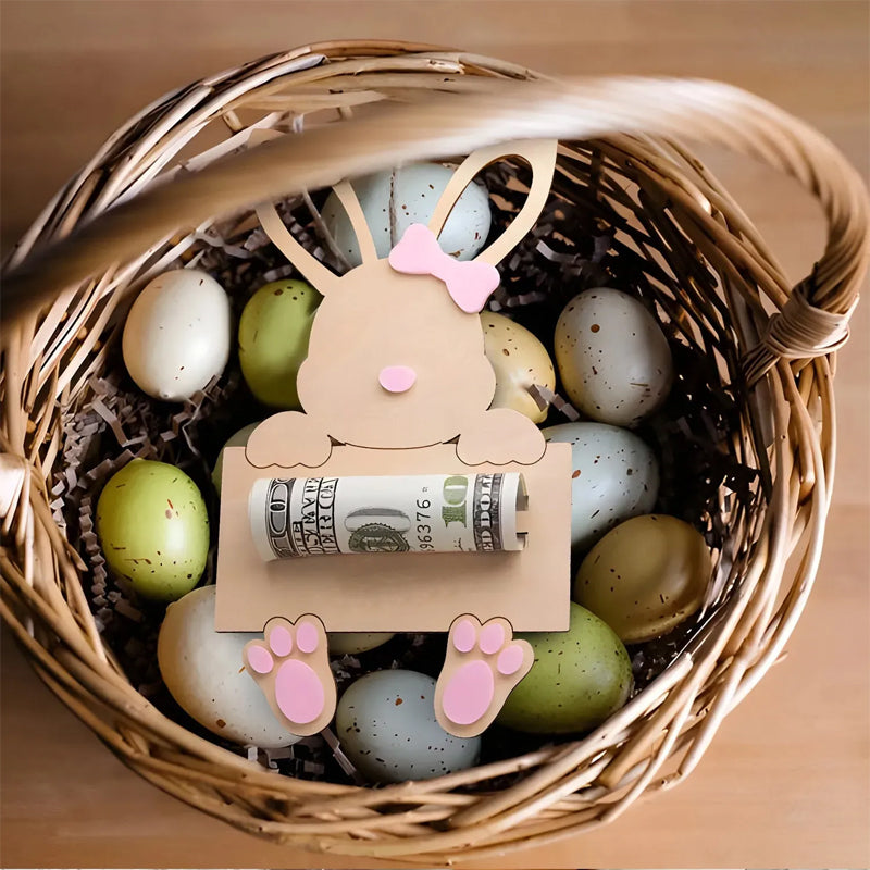 Porte-monnaie lapin de Pâques