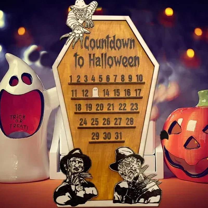 Calendrier du compte à rebours d'Halloween