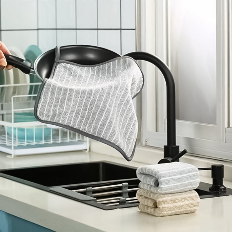 Lingettes nettoyantes réutilisables en fibre de bambou