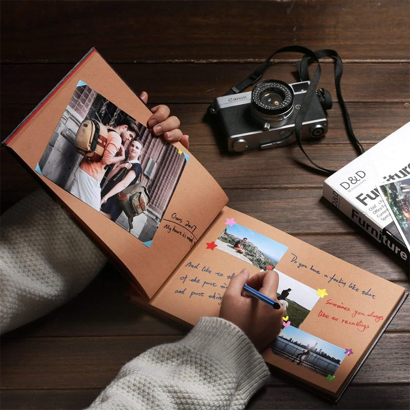 Notre album photo de livre d’aventure