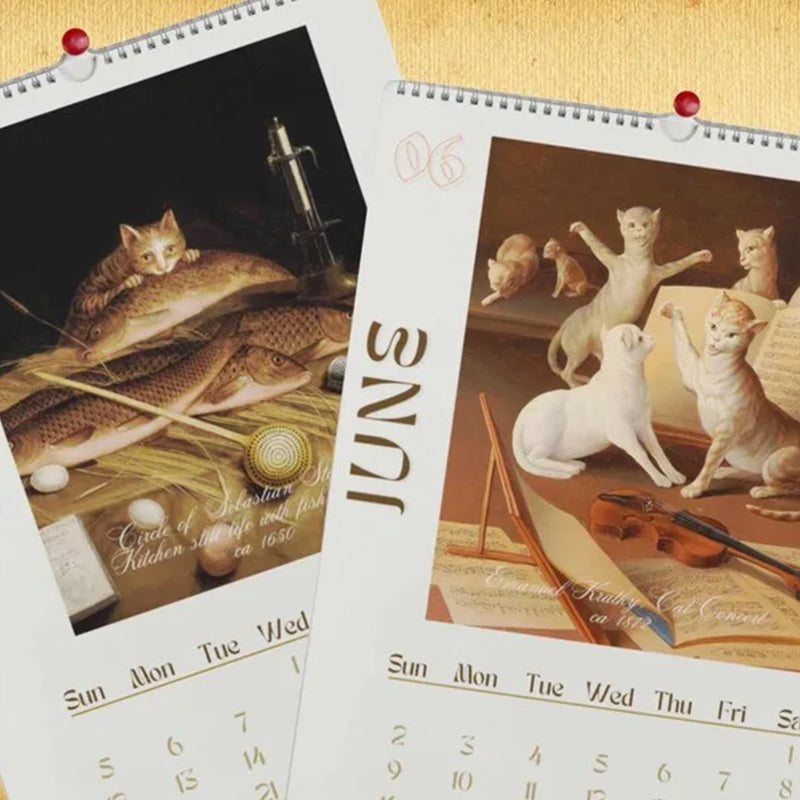 Calendrier mural 2024 à suspendre
