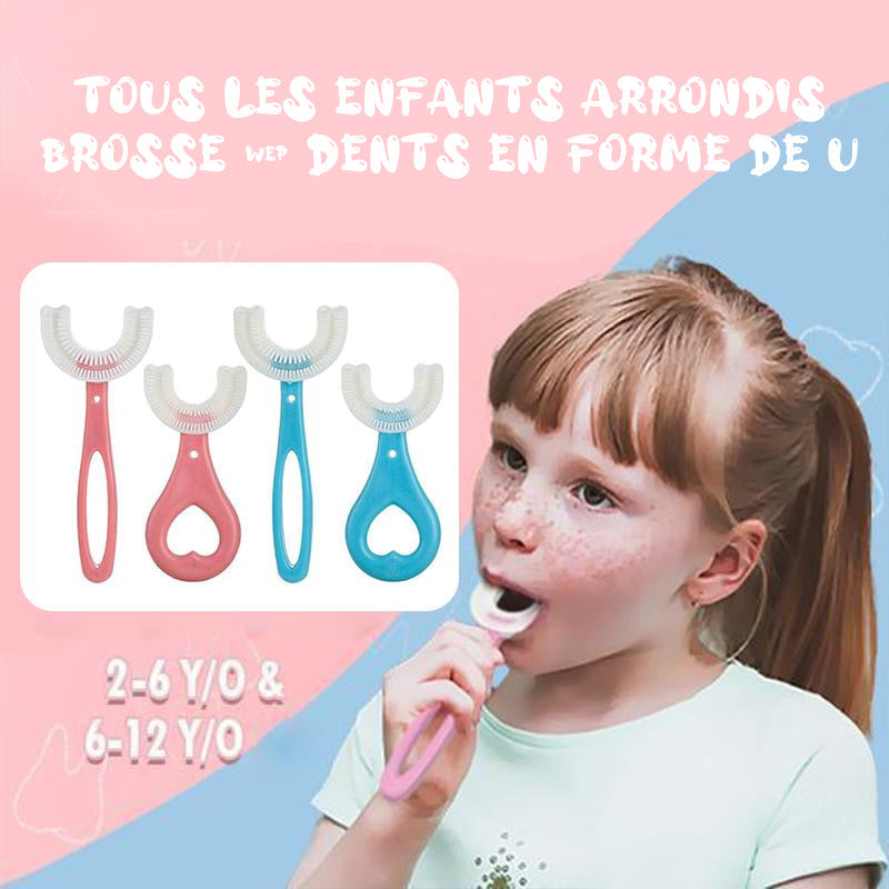 Brosse à dents en forme de U 360° Kids