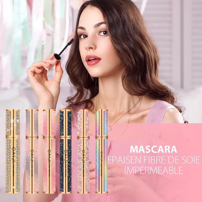 Mascara Epais en Fiber de Soie Imperméable