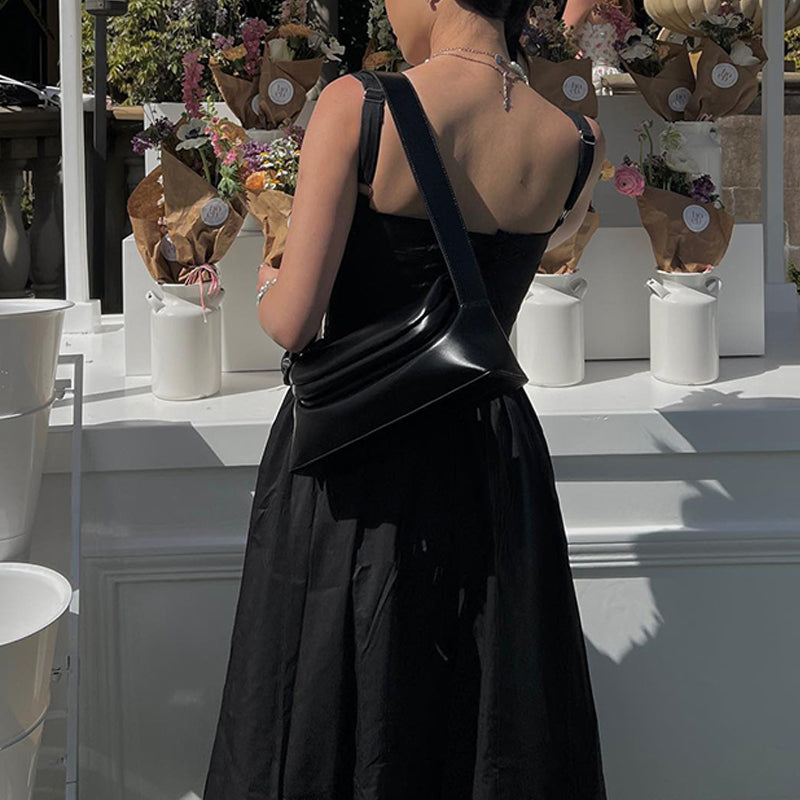 Robe à Bretelles Dos Nu Mince