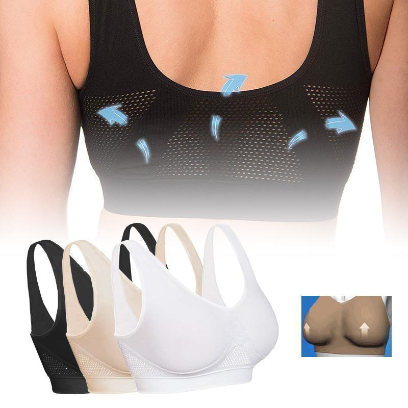 Soutien-gorge de sport respirant en maille
