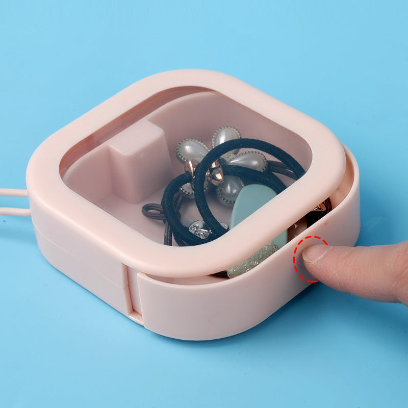 Organisateur de rangement d'accessoires pour cheveux de filles pour le voyage
