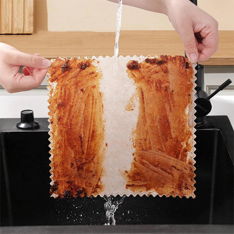 Chiffon de nettoyage multifonctionnel en microfibre pour la cuisine