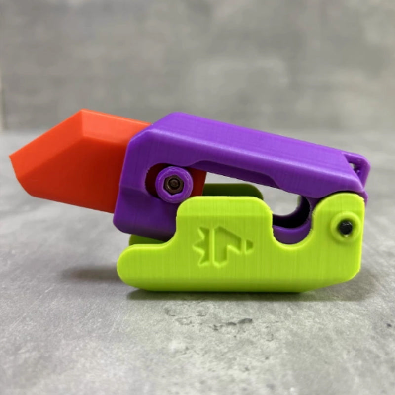 Jouet de décompression de couteau de carotte de gravité 3D
