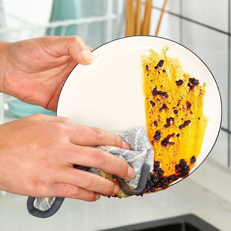 Lingettes nettoyantes réutilisables en fibre de bambou