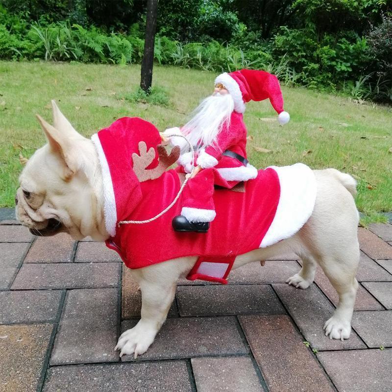 Manteau Chaud de Noël avec Capuche pour Chien