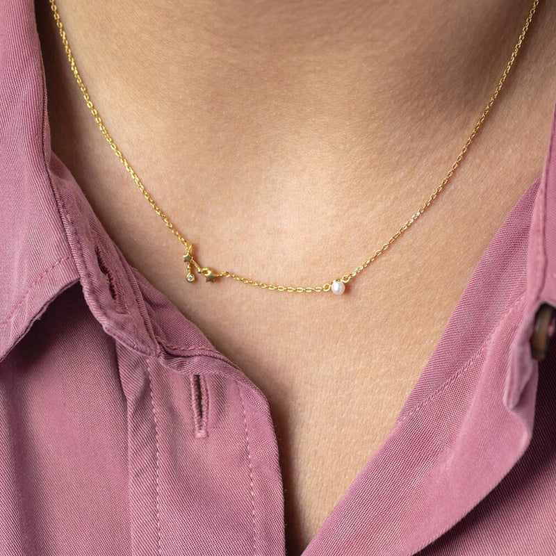 Collier de Zircon de Carte Astrologique