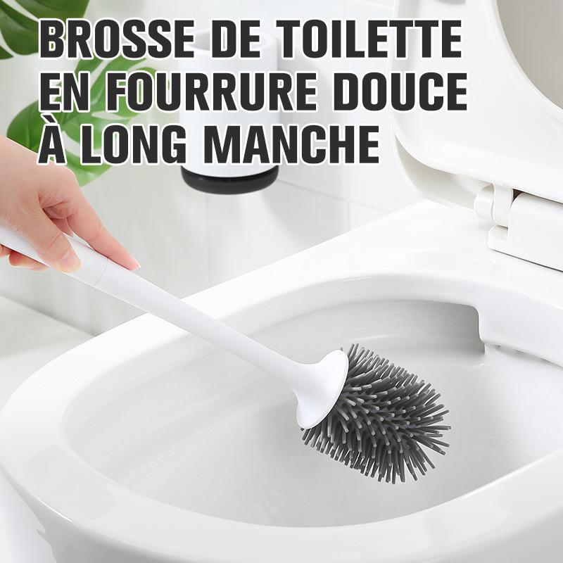 Brosse de Toilette en Silicone Antibactérienne