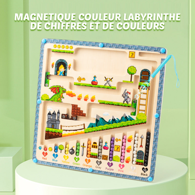 Labyrinthe de stylos magnétiques