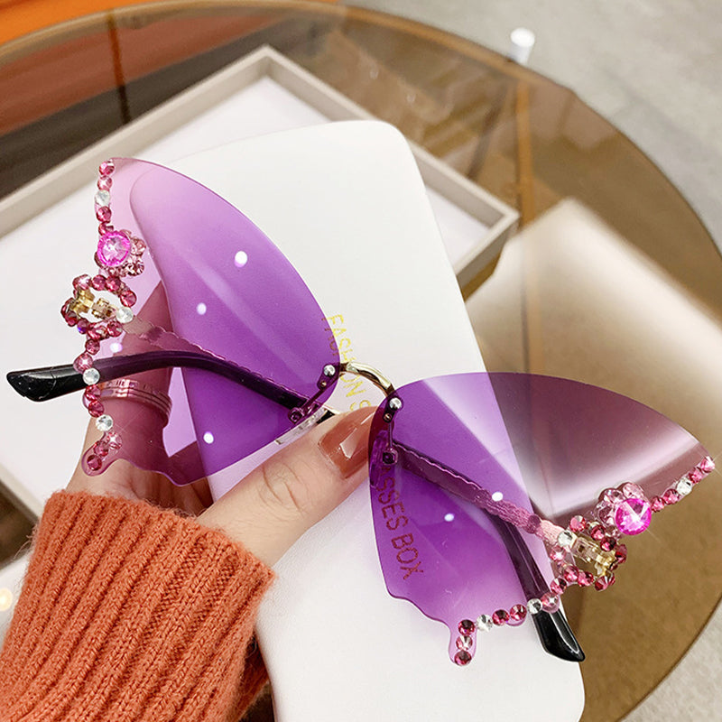 LUNETTES DE SOLEIL PAPILLON DIAMANT